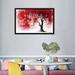East Urban Home Western Iron Tree by Ashvin Harrison - Graphic Art Print Canvas/Metal in Black/Green/Red | 40 H x 60 W in | Wayfair