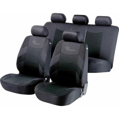 Autositzbezug Basic Elegance Komplett-Set schwarz grau Sitzbezüge - Walser