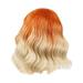 QUYUON Women Synthetic Hair Natural Wig Clearance Hair Replacement Wigs Party Wigs for Women Flat Hair Type Q702 Long Black Wigs for Women Short Hair Wigs Woman Hair Wigs for Women Wigs