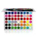 Thr3E Strokes Delanci La Catrina Colorful Eyeshadow Palette Professional 54 Color Board Eye Shadow Bright Neon Glitter Makeup Pallet Highly Pigmented Powder Eye Shadow Multicolor