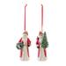 Gustaaf The Holiday Aisle® in Green/Red/White | 4.75 H x 2.25 W x 1.5 D in | Wayfair 2158DC32582F470AA7801FC2E264EA13