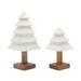 The Holiday Aisle® Tiered Wood Pine Tree Set of 3 Wood in Brown | 21 H x 8.5 W x 8.5 D in | Wayfair D2A4EA209FF6497695C6A2F67846E7FC