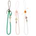 Phone wrist strap 3pcs Pearl Beaded Phone Charms Cell Phone Wrist Straps Daisy Beaded Phone Lanyard