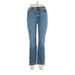 Hudson Jeans Jeans - High Rise Boot Cut Boot Cut: Blue Bottoms - Women's Size 28 - Medium Wash