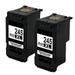 Replacement PG-245XL PG 245 XL High Yield Black Ink Cartridge compatible for Canon Pixma MX490 MX492 MG2522 MG2922 MG2420 TR4520 TS3122 Printer - 2 Pack