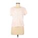 J.Crew Short Sleeve T-Shirt: Pink Tops - Women's Size Medium