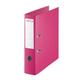 Centra 75 mm A4 Plastic Lever Arch File - Fuchsia, Pack of 10