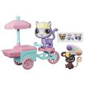 Littlest Pet Shop City Rides Kitten and Mouse Treat Cart