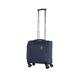 RMW Laptop Bag with Wheels Lightweight Pilot Case Mens Carry On Suitcase Travel Laptop Case Rolling Briefcase Women Computer Trolley Overnight Luggage Cabin Bag for Trip Business (Navy)