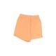 Adidas Athletic Shorts: Orange Print Activewear - Women's Size X-Small