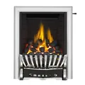 Focal Point Elegance Full Depth Black Chrome Effect Slide Control Gas Fire