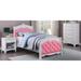 F&L Homes Studio Trosky Upholstered Standard Configurable Bedroom Set Upholstered in Pink | 49 H in | Wayfair 9583423839T