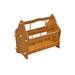 ORE Furniture Magazine Rack I Wood in Brown | 14 H x 15 W x 8.5 D in | Wayfair JW-110 Oak