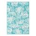 Blue/Green 73 x 49 x 0.13 in Area Rug - Unique Loom Outdoor Coastal Indoor/Outdoor Area Rug | 73 H x 49 W x 0.13 D in | Wayfair 3195121