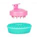 Silicone Body Scrubber Shower Brush for Gentle Exfoliating Bath Body Brush Hair Scalp Massager Shampoo Brush Scalp Scrubber for Hair Growth&Removing Dandruff&Hair care products(Pink and Green)