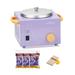 Simzone Waxing Kit Digital Wax Warmer Hair Removal Kit Wax Pots Professional for Women Purple