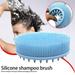 Umitay Upgrade 2 In 1 Bath And Shampoo Brush Silicone Body For Use In Shower Exfoliating Body Brush Premium Silicone Loofah Scalp Brush