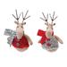 Gianluigi The Holiday Aisle® No Pattern Holiday Shaped Ornament Plastic in Red/White | 6 H x 4 W x 4 D in | Wayfair