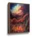 Red Barrel Studio® The Phoenix Returns by Marina Petro - Print Canvas, Metal in Black/Blue/Red | 24 H x 18 W x 2 D in | Wayfair