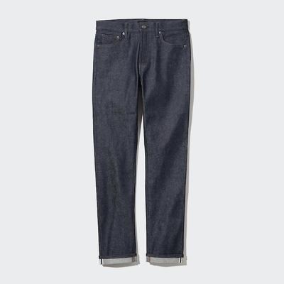Uniqlo - Cotton Selvedge Stretch Slim Fit Jeans - Blue - 28inch