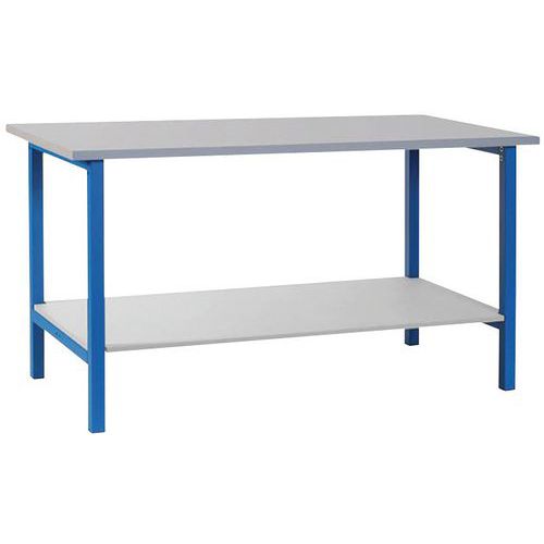 Etabli Pth Mh24 L2000 P750 Fixe 824+plancher Mela 5015 Bleu - Sofame