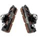 Bicycle C Caliper Extended Brake Pad (Set of 2) Bike Wear-Resistant Replaceable Carbon Fiber Rim for Road Bike MTB Folding Bike