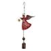 Metal Angel Wind Chime Hanging Decoration Ornament Bells Wing Angel Bell Decorative Hanging Bells Gifts For Home Garden Decor Crafts