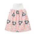 Herrnalise Baby Boys Girls Cartoon Waterproof Diaper Skirts Training Cloth 3 in 1 Diaper