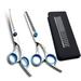 4PCS Professional Pet Dog Cat Grooming Scissors with Safety Round Tips Stainless Steel Up-Curved Pet Grooming Scissors