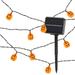 Solar Powered Jack o Lantern Pumpkin Light String