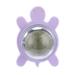 FU-kuuka 1Pc Cartoon Turtle Shape Cat Catnip Toys Ball Cat Natural Mint Clean Teeth Toy Catnip Cat Toy Pet Supplies(Purple)