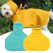 LA TALUS Pet Raincoat Rainproof Waterproof Lightweight Strong Construction Highly Protection Pet Costume Raincoat for Walking Blue 4XL