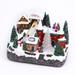 Musical Christmas Holiday Lighted Ski Village with Moving Figures - N/A