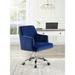 Velvet Office Chair Swivel Ergonomic Chairs Adjustable Executive Chairs Computer Chairs with Metal Base for Living Room