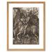 Painting Albrecht Durer Knight Death Devil Old Master Artwork Framed Wall Art Print 9X7 Inch