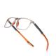 GHARAZ Photochromic Sports Reading Glasses for Men Women, Lightweight Fashion Presbyopic Glasses (Color : Orange, Size : 2.75+)