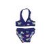 Old Navy Two Piece Swimsuit: Blue Tropical Sporting & Activewear - Size 12-18 Month