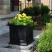 Fairfield 20 in. x 20 in. Patio Planter - Black-