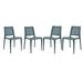 Casual Decore - Set Of 4 Patio Dining Chair Commercial Grade Anaheim