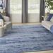 Nourison Essentials Indoor/Outdoor Denim 10 x 14 Area Rug (10x14)