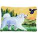 Carolines Treasures Great Pyrenees Indoor & Outdoor Decorative Fabric Pillow