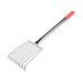 XMMSWDLA Seaside Tools Garden Rake Steel Wire Rake Stainless Steel Rake Leaf Rake Garden Toolsseaside Tools Garden Harrow Wire Harrow Stainless Steel Harrow Defoliation Harrow Garden Tools B