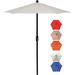 6.5 Ft. Patio Umbrella Outdoor Table Umbrella With 6 Sturdy Ribs And Crank