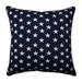 Pillow Perfect Outdoor/Indoor Macey Americana Tufted Bench/Swing Cushion 25 x 25 Blue