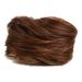 Cordless Hair Straightener Clip Wrap Wig Small Wrap Ball Head Wig Female Straight Hair Circle Black Brown Dished Hair Fluffy And Natural Cute Wigs for Women