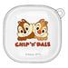 Disney Galaxy Buds2 Pro Case / Galaxy Buds2 Case / Galaxy Buds Pro Case / Galaxy Buds Live Case Clear Transparency Hard PC Shell Cute Cover - Chip Dale Smile