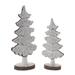 The Holiday Aisle® Carved Pine Tree Décor Set of 2 Resin | 16 H x 6.75 W x 3.75 D in | Wayfair 528F52F171B54C749F15B851AF90D0BA