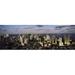 Panoramic Images Clouds over the city skyline Miami Florida USA Poster Print by Panoramic Images - 36 x 12