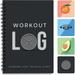 Workout Journal Planner for Men & Women (Charcoal Gray) Log Book for Weight Loss Exercise & Fitness Tracking by Workout Log Gym