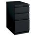 Lorell Mobile Pedestal File - Black - 15 in. x 22.88 in. x 27.75 in.